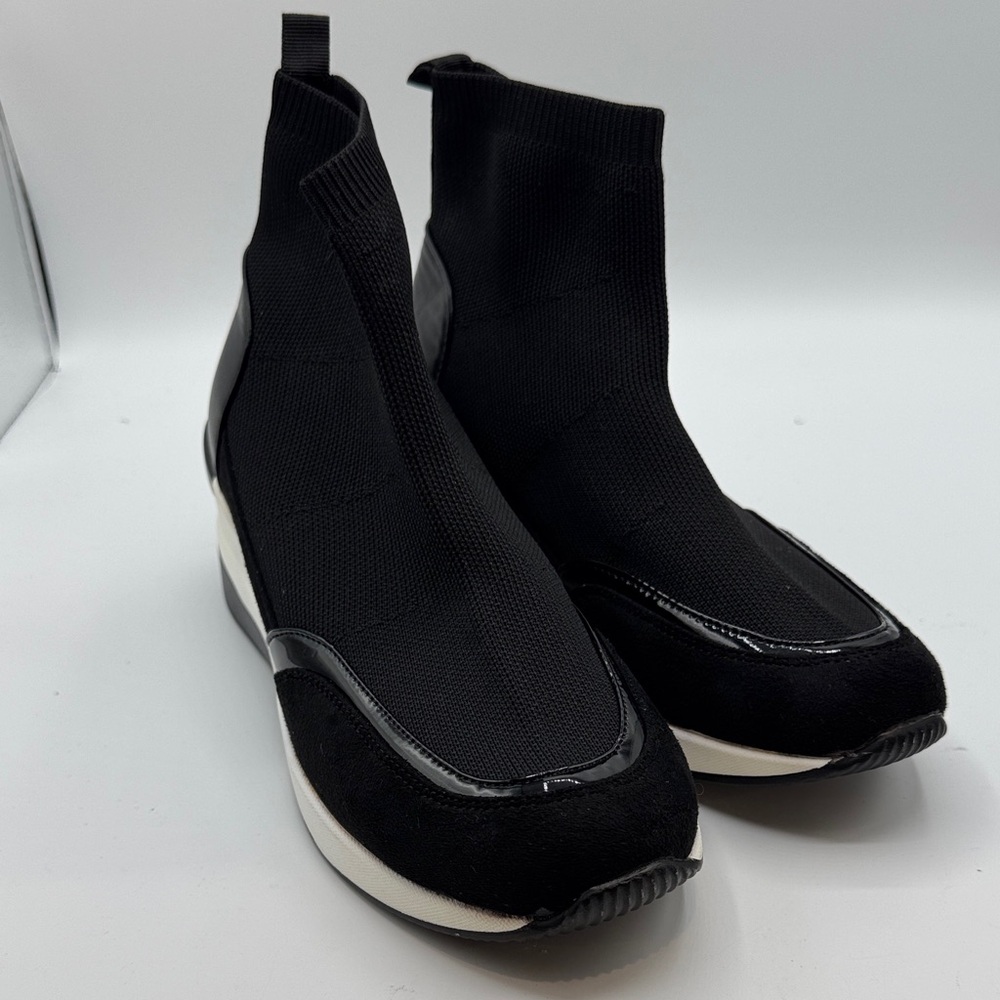 French Connection Women's Starr Slip-on Sock Wedge Sneakers, size 8.5 - Picture 7 of 8